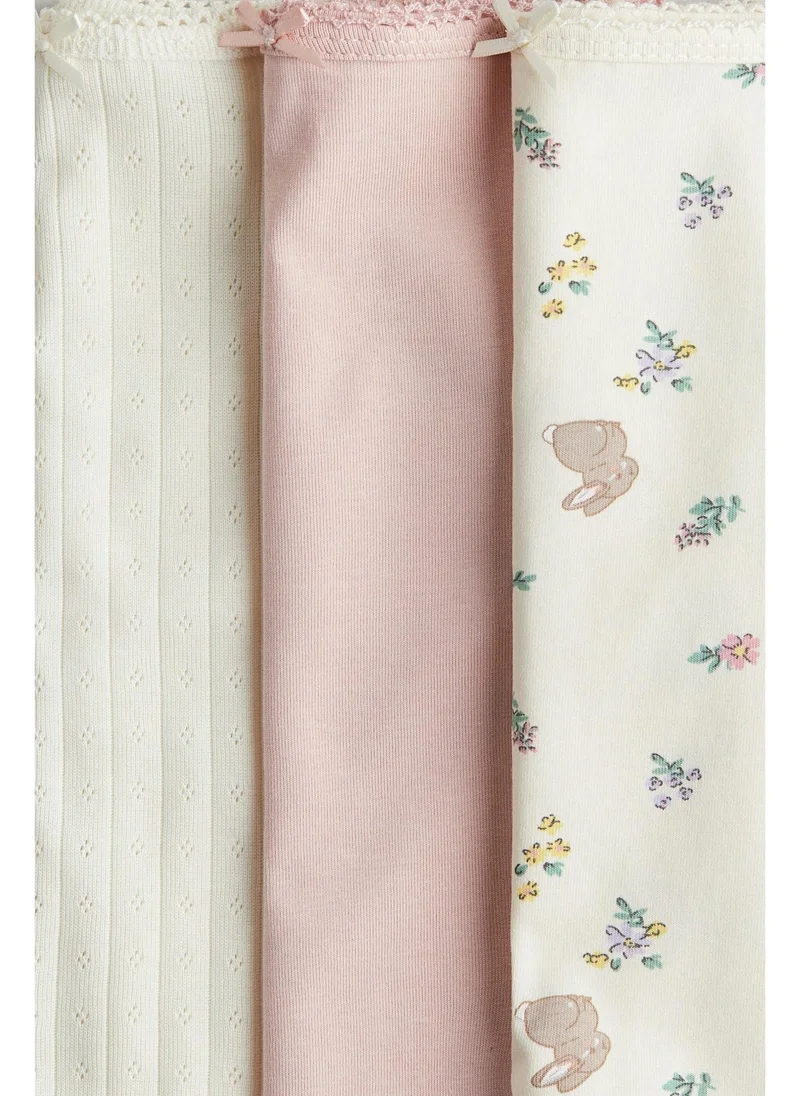 H&M 3-pack cotton strappy tops