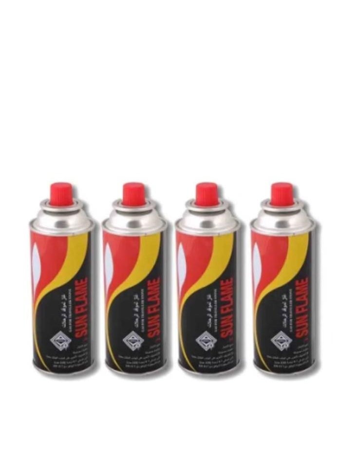 Generic A set of 4 gas cans for a portable stove, 220 grams  - Image 2