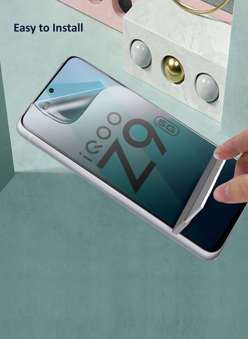 Yesido Vivo iQOO Z9 5G 2024 Yesido Premium Hydrogel Anti Spy / Anti Privacy Film Thin and Flexible Screen Protector (MSHFMP) - Clear - Image 4