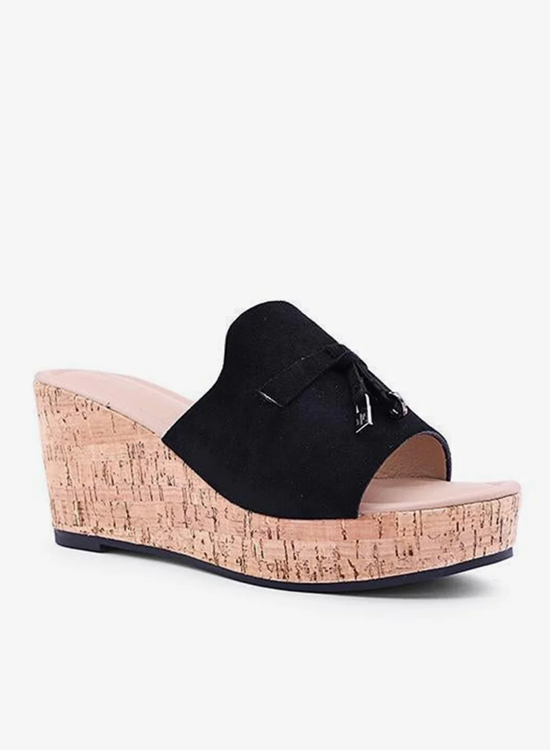 أيقون صنادل سهلة الارتداء مزينة بالكريستال