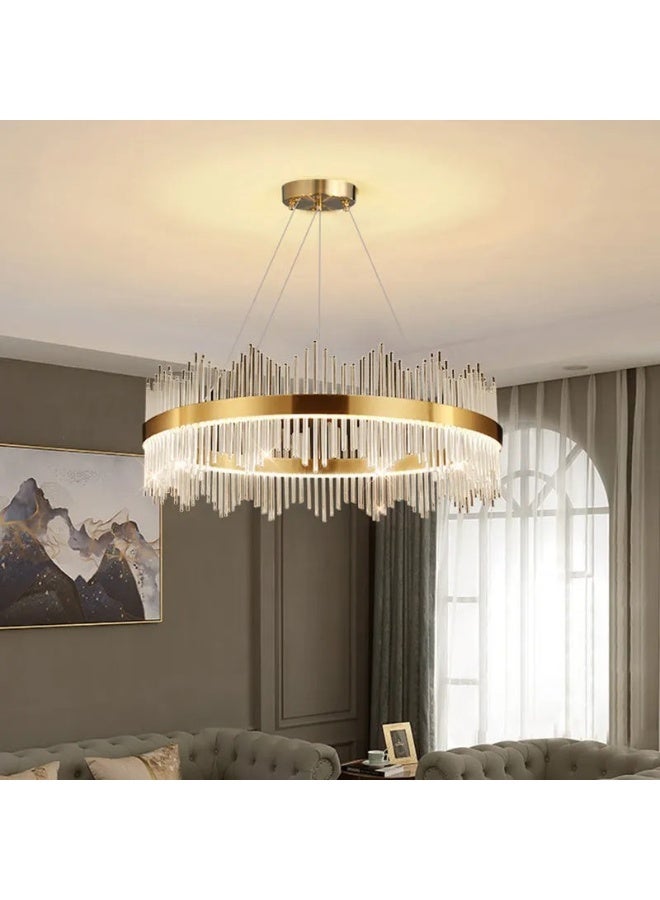 Hummer Oil-shaped chandelier with a charming touch and a multi-colored glow (cream + yellow + white), diameter 80 cm.  - Image 2