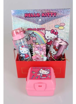 Hello Kitty Decomus with Special Box, Licensed Stationery School Set with Water Bottle and Lunch Box  - Image 1