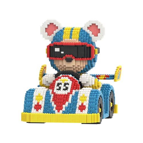 DAHONPA Karting Bear Micro Building Blocks Set 6850 Pieces Gift for Adults - Image 1