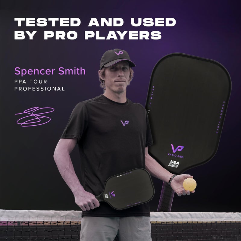 Vatic Pro Prism V7 Carbon Fiber 16mm - Foam Injected Walls - Includes Paddle Cover - Image 5