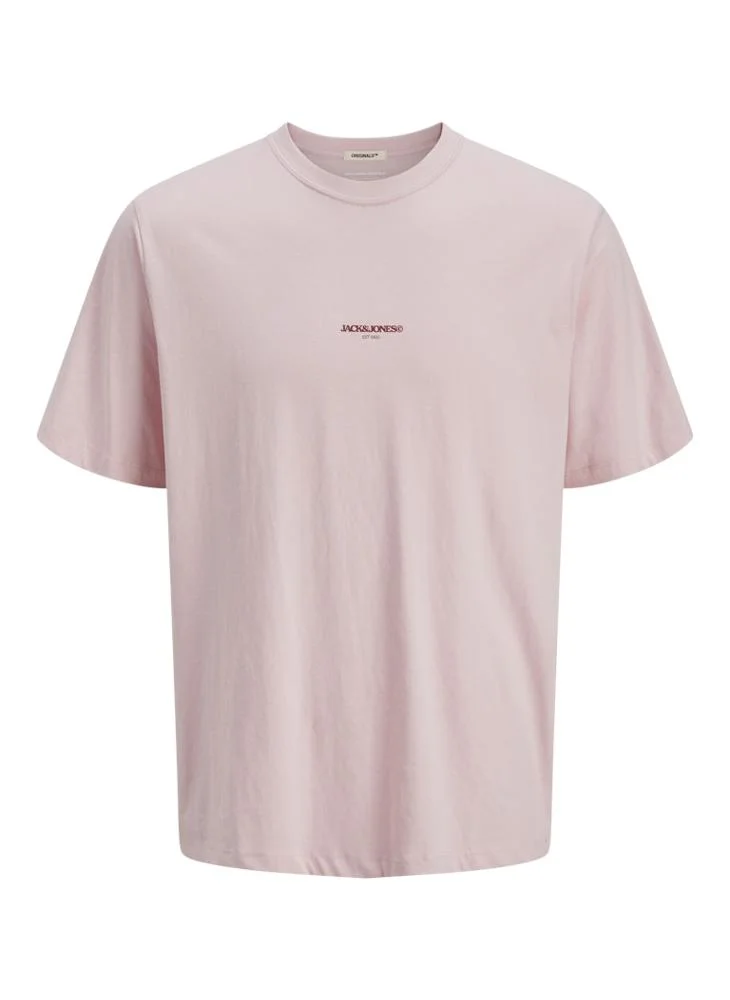 JACK & JONES Poster Crew Neck Regular Fit T-Shirt