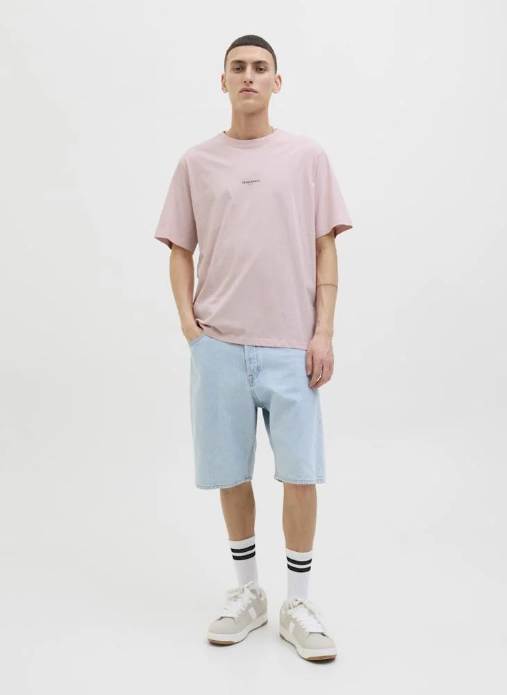 JACK & JONES Poster Crew Neck Regular Fit T-Shirt