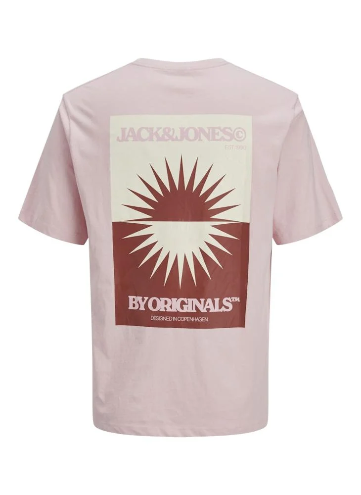 JACK & JONES Poster Crew Neck Regular Fit T-Shirt