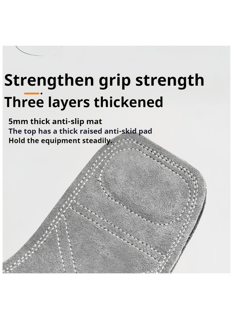 Workout Gym Gloves Heavy Duty Grips Gym Fitness Weight Lifting Gloves,Leather Hand Grips, Increased Protection and Comfort, Hand grips for Gymnastic, Cross Training, Pull ups, Weightlifting,