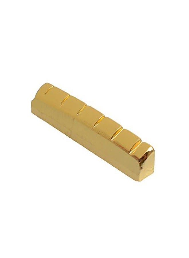 SAPHUE GETMusic 6-String Acoustic Guitar Brass Nut and Saddle Gold Plated - Image 4