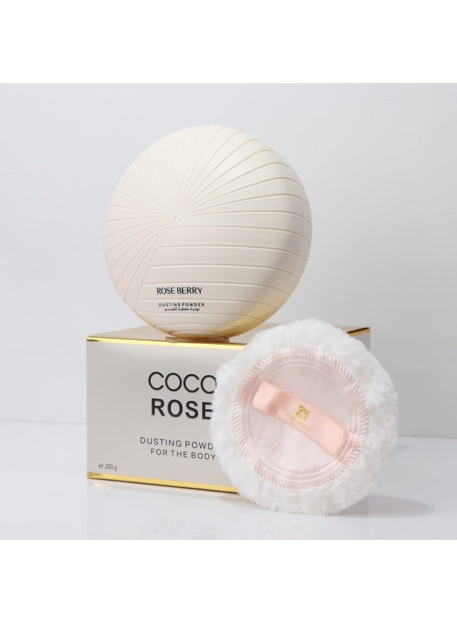 ROSE BERRY Coco Rose Dusting Powder For The Body 200g - Image 1