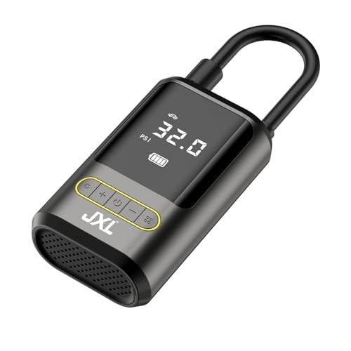 JXL 8466 tyre Inflator with 150 PSI Pressure, 4000 mAh Battery, Digital Display, Pressure Detection, Air Pump Compressor for Cars/Bikes/Bicycles & Balls (Black) - Image 4