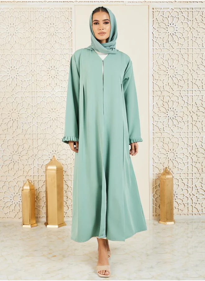 Modiste Pleated Cuff Sleeves Abaya