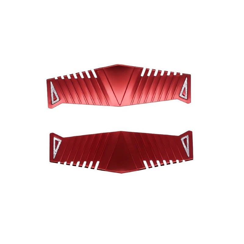 Red Aluminum Alloy RAM Heatsink for DDR3 DDR4 DDR5 Desktop Memory Module - Image 1