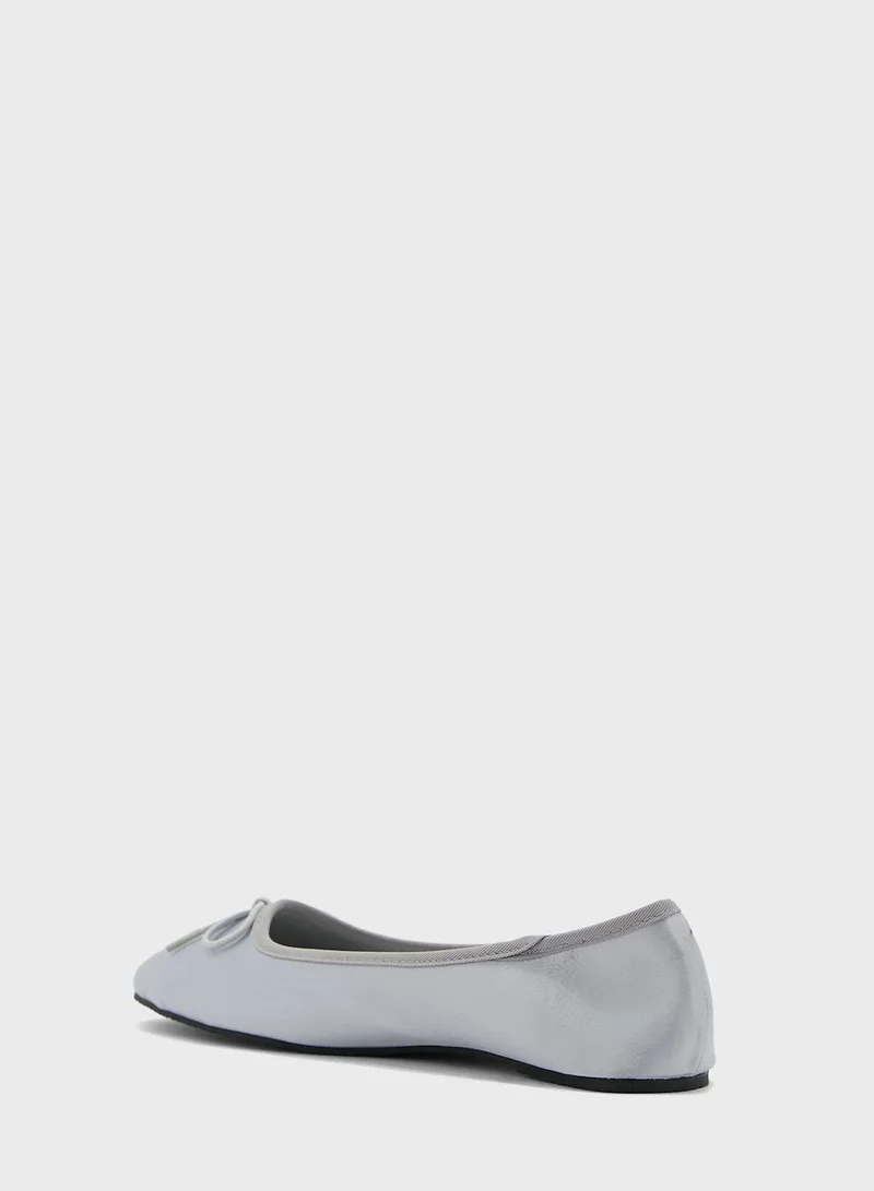 ELLA Satin Ballerina Flat Shoe