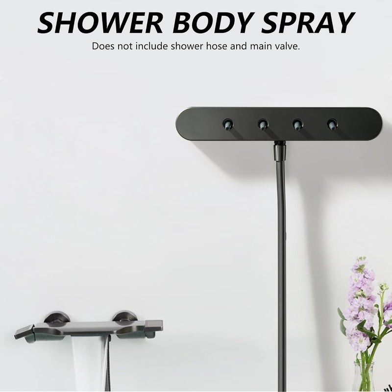 LIWEIKE High Pressure Shower Jets for Bathroom Upgrade Shower Body Sprayer Jets with 360° Rotable Sprayer Nozzles - Image 2
