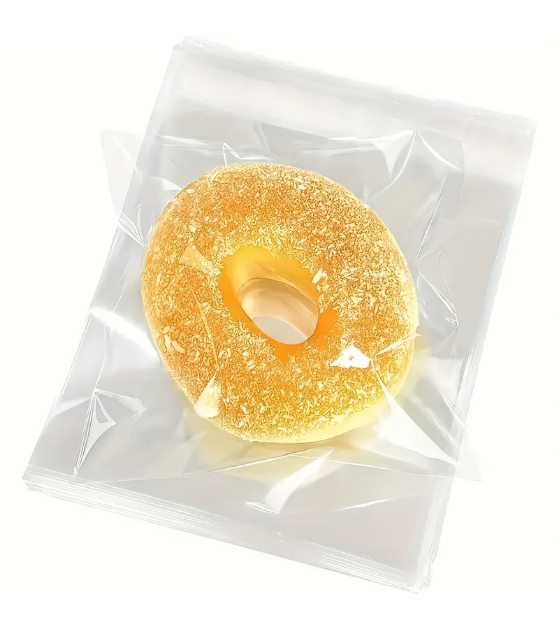 100 Pcs Medium 12x12 High Quality Transparent Self Sealing Cookie And Bread Packaging Bags Disposable Self Adhesive For Snacks Cakes Eggs And Bakery Products Easy Use For Home Baker - Image 4