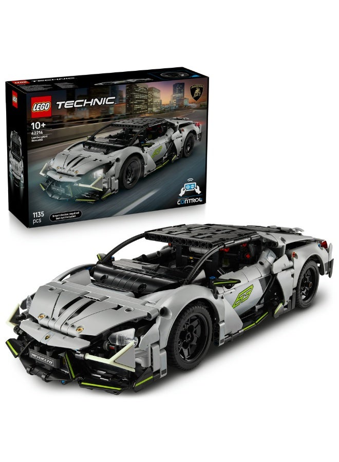 LEGO Technic Lamborghini Revuelto Super Sports Car Toy 42214 (Age 10+, 1135 Pieces) - Image 1