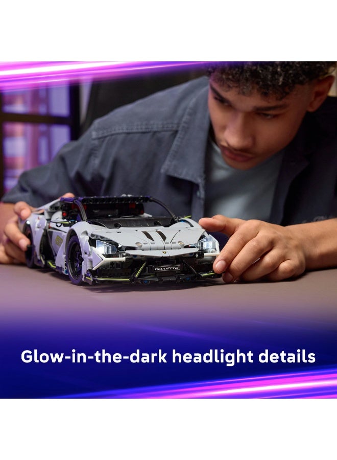 LEGO Technic Lamborghini Revuelto Super Sports Car Toy 42214 (Age 10+, 1135 Pieces) - Image 5