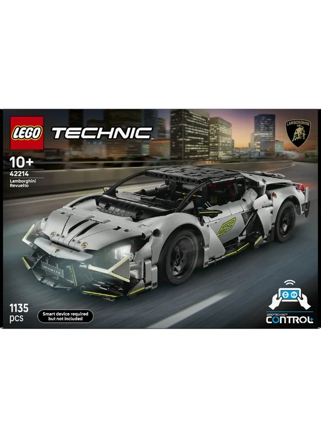 LEGO Technic Lamborghini Revuelto Super Sports Car Toy 42214 (Age 10+, 1135 Pieces)