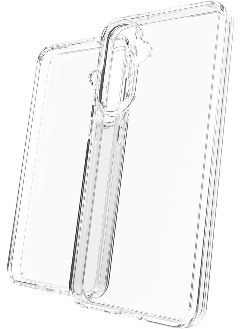 زاج جراب كريستال بالاس لايت لهاتف سامسونج جالاكسي A56 5G - نحيف للغاية، شفاف للغاية، مضاد للاصفرار، حماية من السقوط من ارتفاع 10 أقدام، معزز بالجرافين، متوافق مع الشحن اللاسلكي - Image 4