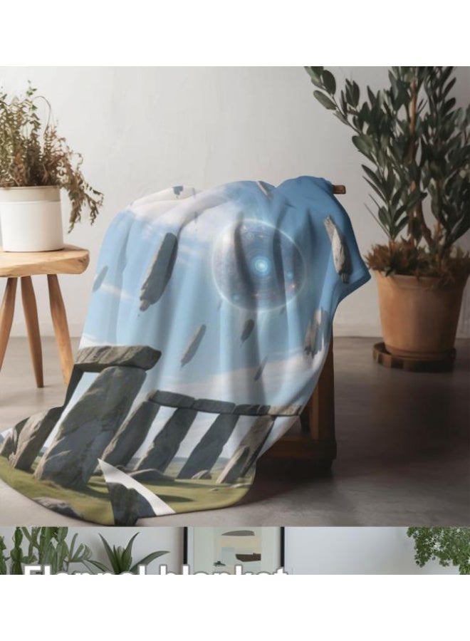 عام بطانية رقيقة من الفانيلا (حرارة ومريحة، ومناسبة للنوم واستخدام اللعبة والغبار والرمل) 150 سم * 200 سم - 78 - Image 3