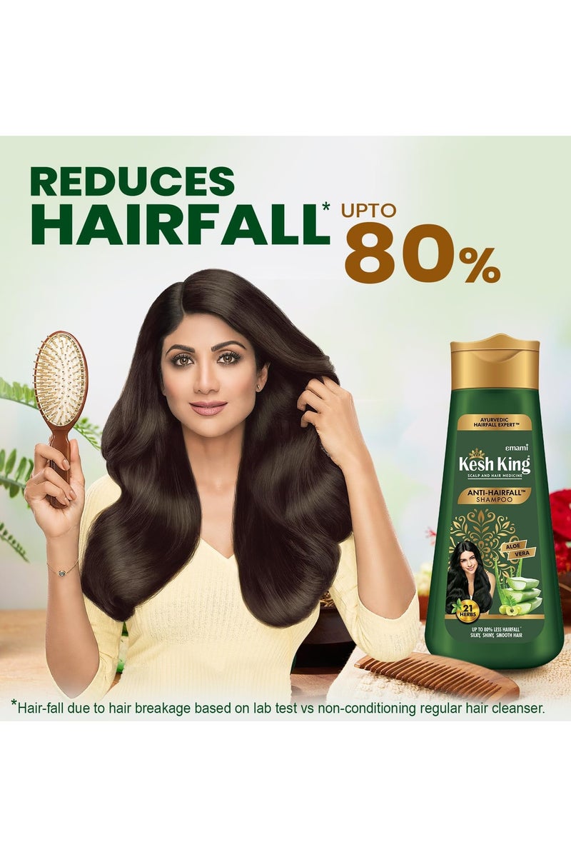 emami Anti-Hair Fall Shampoo Expert Aloe  & 21 Herbs 200 ml - Image 2