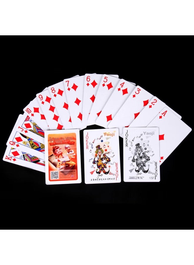 Yaoji Playing Cards 990, Durable Entertainment Playing Cards, 20 Decks, For Outdoor Camping - Image 1