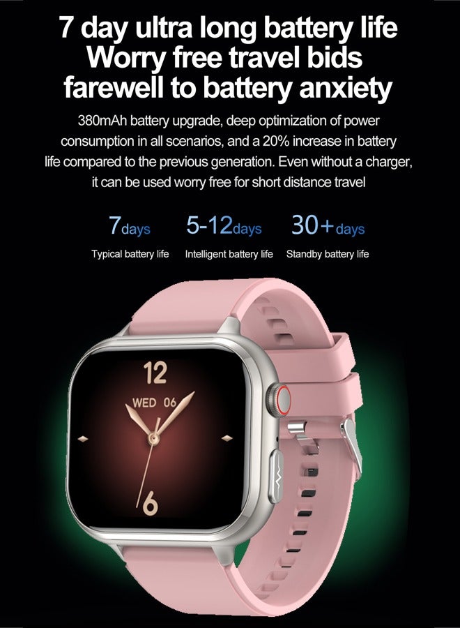 RollsTimi  Men's/Women's Universal Bluetooth Smartwatch, 1.91-Inch Horizontal Full-Touch HD Screen, Support Voice Assistant, Answer/Make Calls, Exercise Sleep Monitoring, Multiple Exercise Modes, Customize The Dial Wallpaper, RT TK17 - Image 4