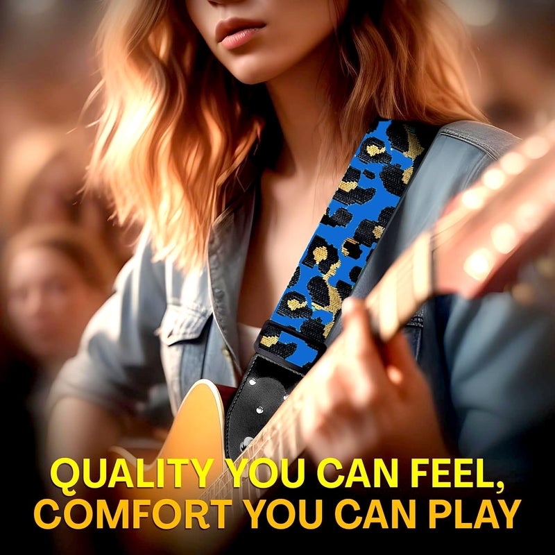 Mocking Bird Guitar Strap for Acoustic Adjustable Buckle Electric Guitar Strap Polyester Guitar Belt For Acoustic/Bass/Electric Guitar - Image 5