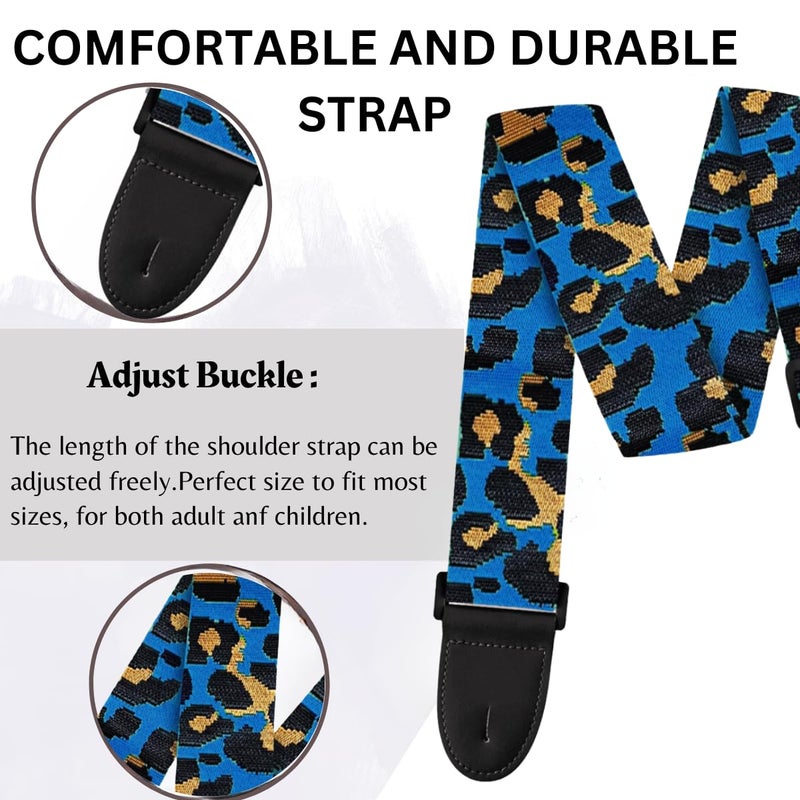 Mocking Bird Guitar Strap for Acoustic Adjustable Buckle Electric Guitar Strap Polyester Guitar Belt For Acoustic/Bass/Electric Guitar - Image 3