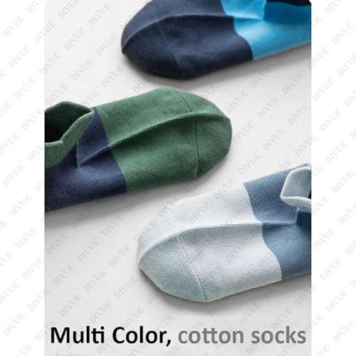 DIVUE Ankle Length Cotton Socks for Men & Women | Multi Color Pack of 6 Combo | Double Ear Design | Breathable Soft Cotton Fabric | Stretchable Durable Comfortable Socks for Gym Sports Office Casual - Image 4