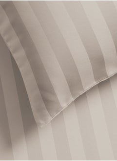 Master Home Textile King Microfiber Sheet Set, King Size 3 Pieces, Hotel Stripes design  - Image 4