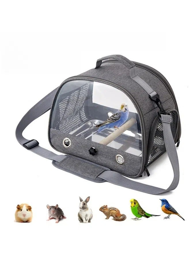general Portable bird bag out foldable bird cage Oxford cloth bird bag parrot pigeon small pet out bag - Image 1