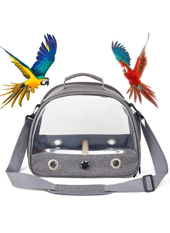 general Portable bird bag out foldable bird cage Oxford cloth bird bag parrot pigeon small pet out bag - Image 2