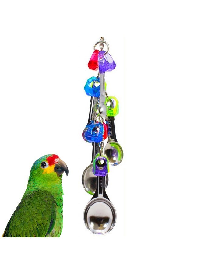 Bonka Bird Toys Bonka Bird Toys 1969 Spoon Delight Medium Large Parrot Bird Toy African Grey Parrot Amazon Conure and Similar Birds - Image 4