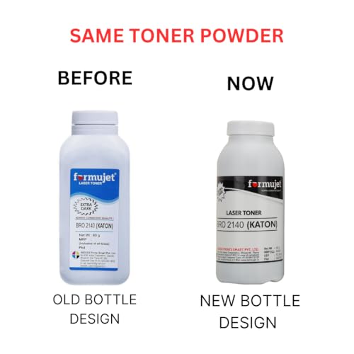 Formujet Bro KATON Toner Powder 80g X 2 Bottles for Use in Printer Brother HL-2140, 2150N, 2170W, DCP-7030, 7040, MFC-7320, 7340, 7440, 7450, 7840N, Ricoh SP1200S, 1200SU, 1200SF, 1210 - Image 5
