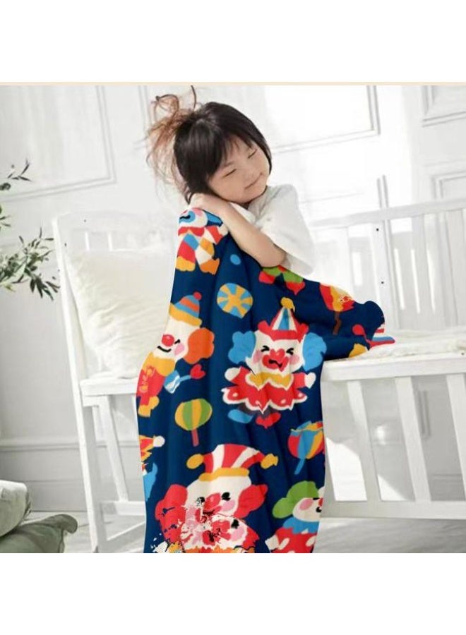 general Baby and children's cartoon flannel thin blanket (warm and comfortable, suitable for sleep, game use) 70cm*100cm - Image 3