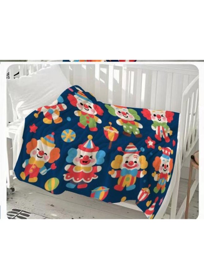 general Baby and children's cartoon flannel thin blanket (warm and comfortable, suitable for sleep, game use) 70cm*100cm - Image 2