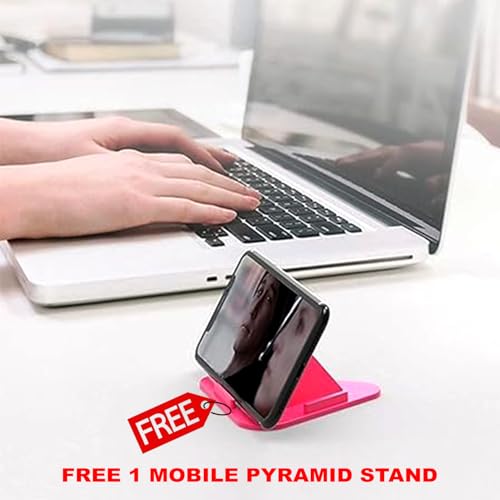 RUSHIL WERE Multipurpose Desk Organizer Basket | 1 Free Mobile Pyramid | Storage Basket for Kitchen, Bathroom, Office, Makeup | Multicolour | 23 × 8 × 5 cm | Plastic | Pack of 6 - Image 3