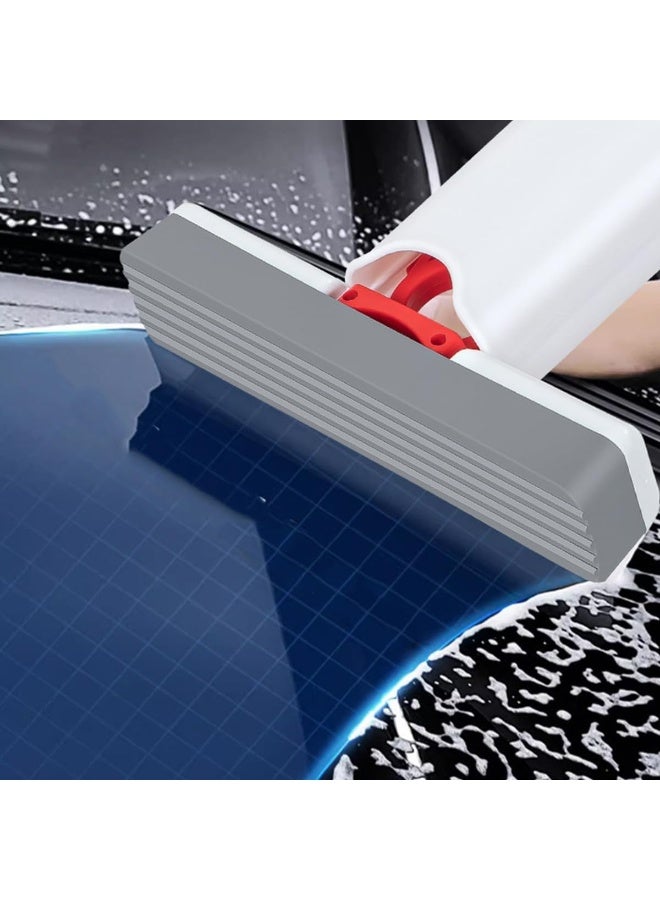 ECVV ECVV Portable Mini Cleaning Mop, Self-Squeeze Short Mop Wet and Dry Use Cleaning System, Mini Mop for Bathroom, Kitchen, Desktop, Glass, Living Room, Car  - Image 4