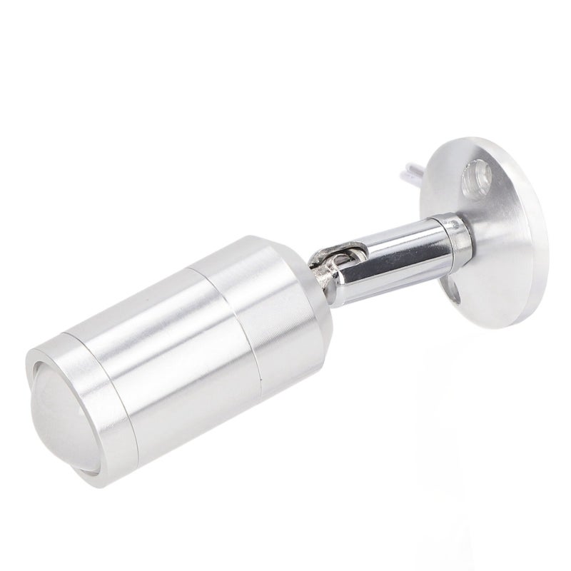Display Cabinet Spotlight: Warm White Light 3000K, Soft Light, Aluminum Body, Adjustable Angle - Compact Mini LED Showcase Light for Jewelry Cabinets, Showcases, Collection Shelves - Image 3