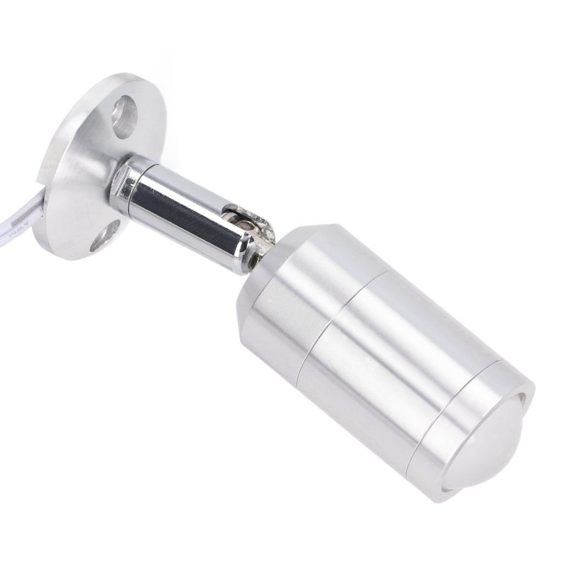 Display Cabinet Spotlight: Warm White Light 3000K, Soft Light, Aluminum Body, Adjustable Angle - Compact Mini LED Showcase Light for Jewelry Cabinets, Showcases, Collection Shelves - Image 1