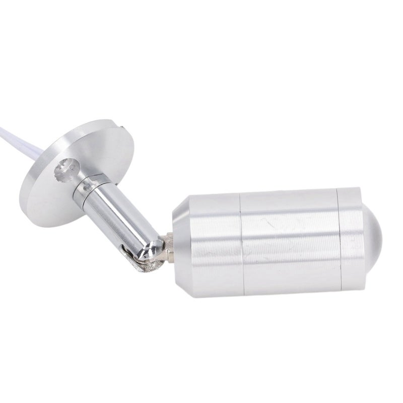 Display Cabinet Spotlight: Warm White Light 3000K, Soft Light, Aluminum Body, Adjustable Angle - Compact Mini LED Showcase Light for Jewelry Cabinets, Showcases, Collection Shelves - Image 5