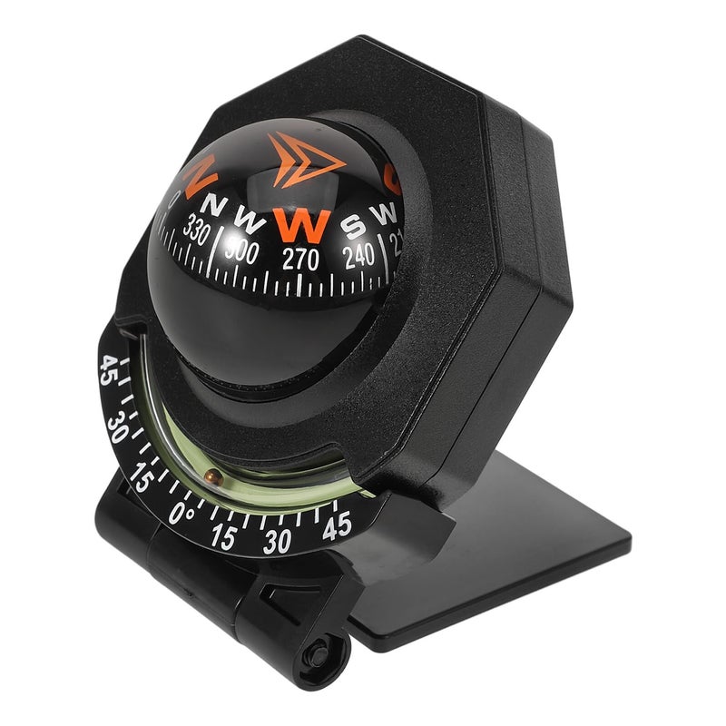 High Precision Car Dashboard Compass with Slope Meter for Vehicle Marine Navigation - Image 2
