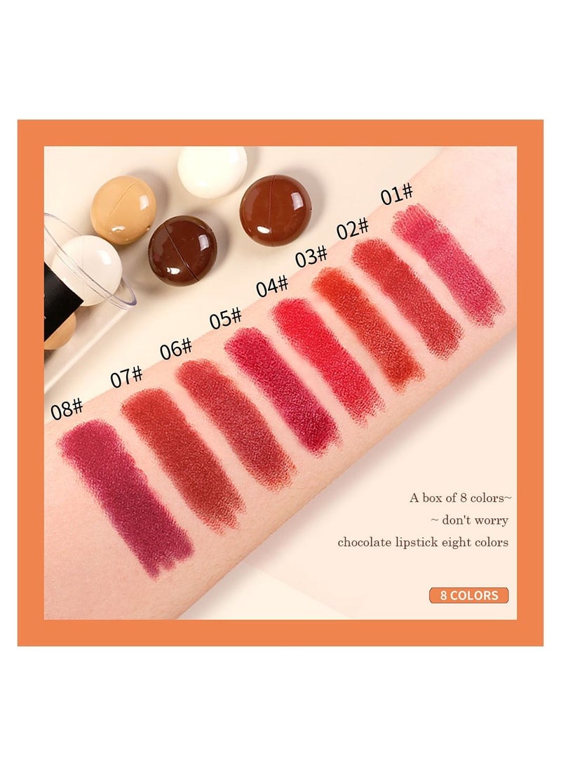 JULIA POP 8 Piece Ingenious Cocoa Explosive Lipstick - Image 2