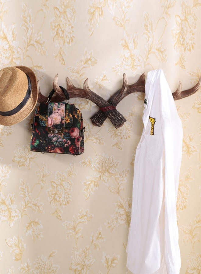 Y&D Vintage Decorative Clothing Hanger Brown 16x50x10centimeter - Image 3