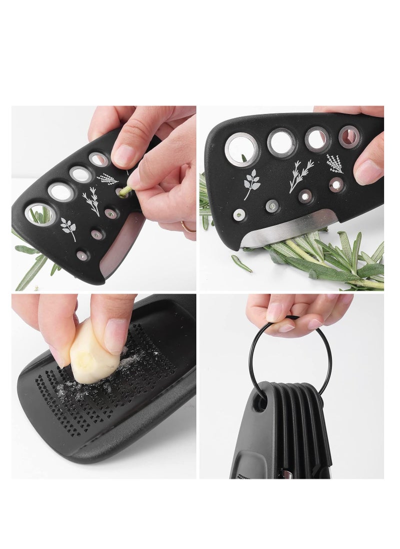 ARNOTEC - 6 Pieces Kitchen Gadgets Set,Space Saving Cooking Tools,Camper Gifts,Kitchen AccessoriesRV Gifts,Cheese Grater,Bottle Opener, Fruit/Vegetable Peeler, Pizza Cutter, Garlic/Ginger G rinder - Image 1