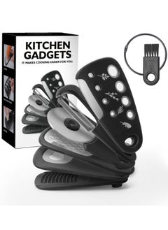 6 Pieces Kitchen Gadgets Set,Space Saving Cooking Tools,Camper Gifts,Kitchen AccessoriesRV Gifts,Cheese Grater,Bottle Opener, Fruit/Vegetable Peeler, Pizza Cutter, Garlic/Ginger G rinder