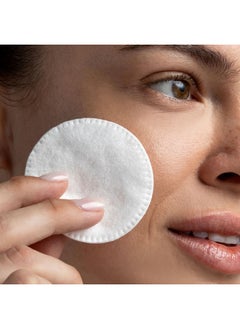 Cliganic Cliganic Premium Cotton Rounds for Face (300 Count) - Makeup Remover Pads, Hypoallergenic, Lint-Free | 100% Pure Cotton (Packaging May Vary)  - Image 3