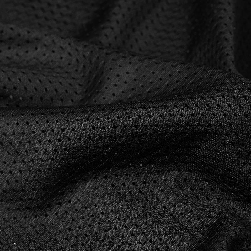Atonmore Men Blank Plain Football Jersey, Adult Hip Hop Hipster Short Sleeve Mesh Pullover Shirts,Custom Sports Uniforms for Party(ST-Black,Large) - Image 4